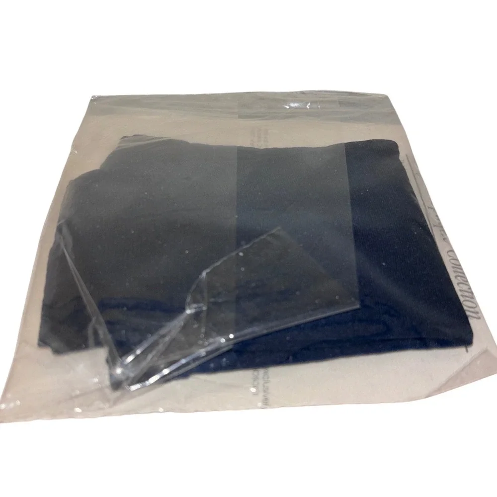 Jacobson's | Navy Blue Opaque Control‎ Top Sandal Toe Pantyhose Tights | Size B